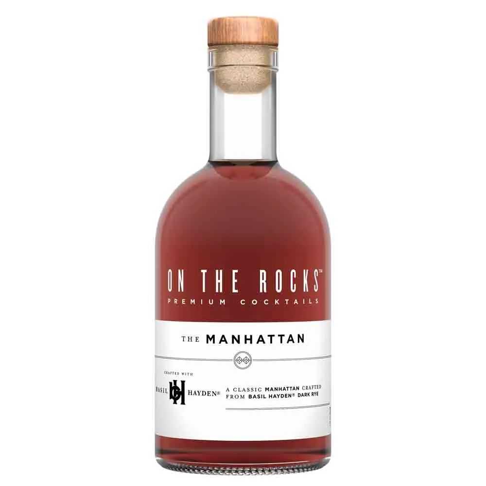 A bottled Manhattan cocktail from OTR