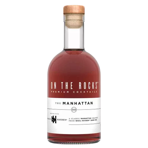 A bottled Manhattan cocktail from OTR