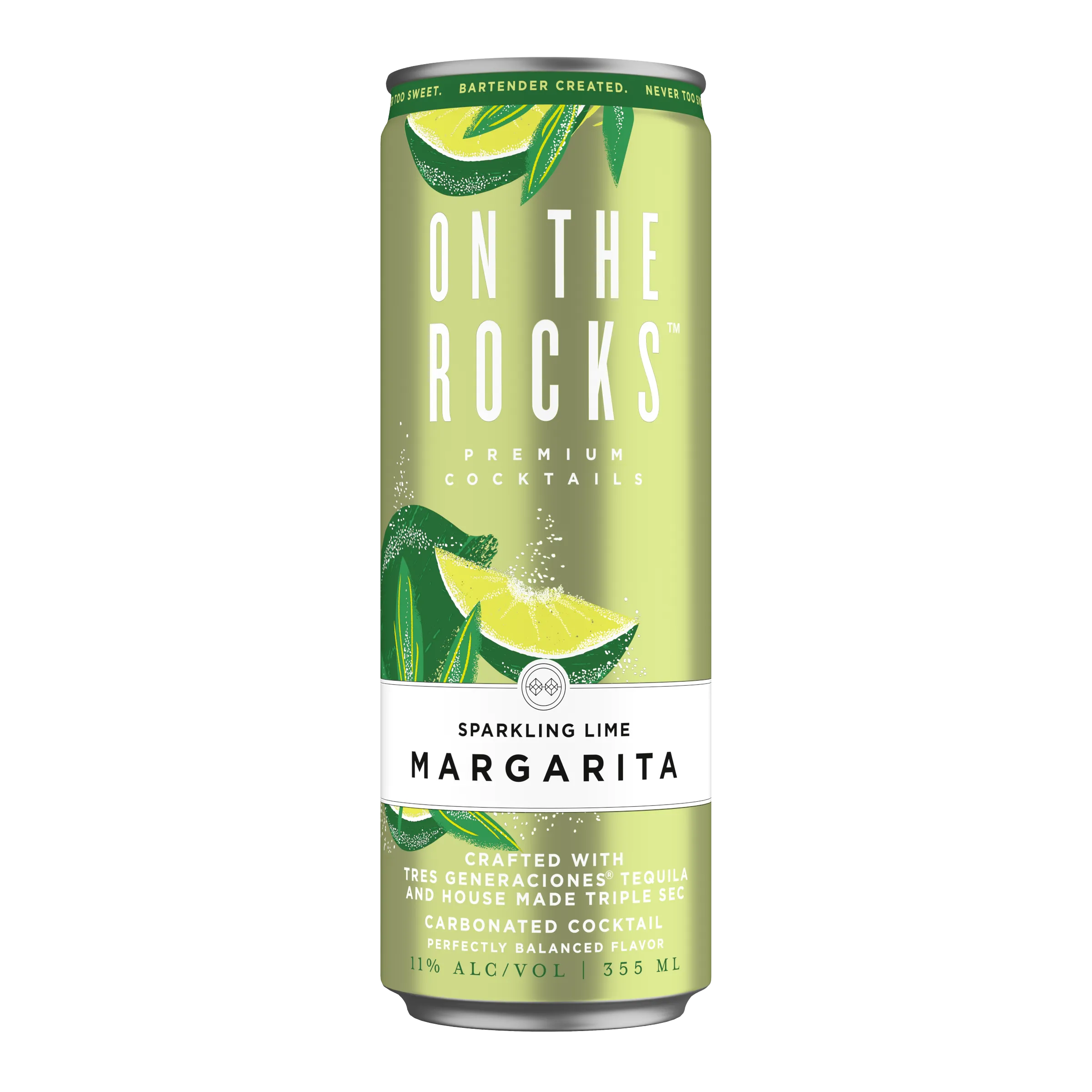 Can of Sparkling Lime Margarita